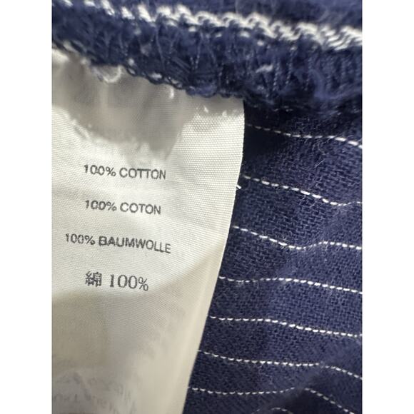 Striped Button Down Shirt Long Sleeve Collared Casual Top - Picture 5 of 7